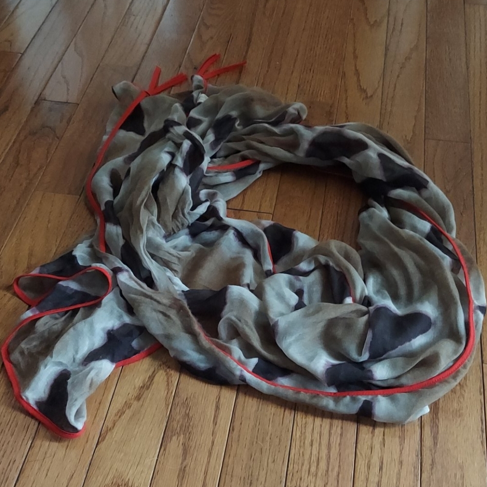 Loft scarf abstract animal print